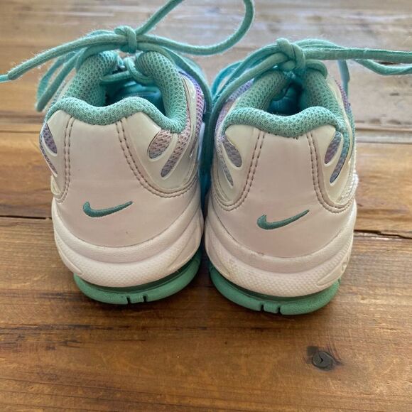 Nike Air Max Toddler White Aqua Purple Size 7C - Picture 4 of 7